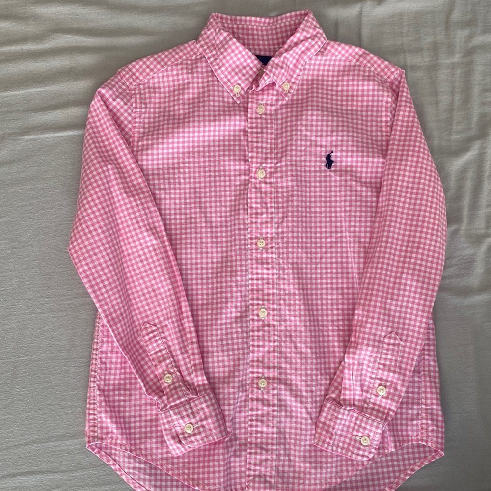 Boys Polo Ralph Lauren collared button up. Sz. 7